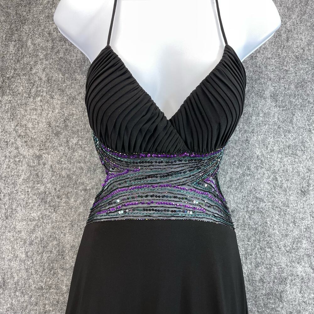 Betsy & Adam Women Dress Size 6 Sleeveless Maxi Backless - Picture 5 of 12
